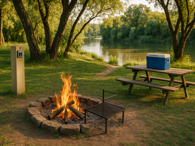 Parcela para pase de día