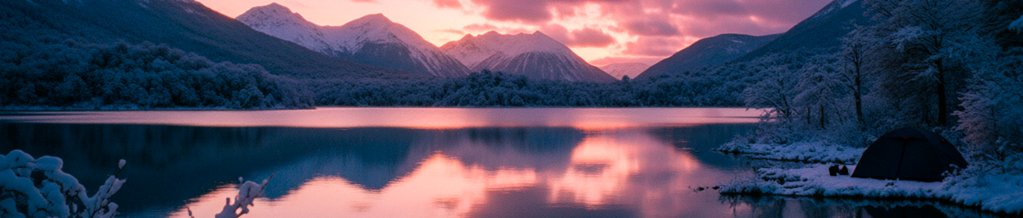 Patagonia nieve carpa